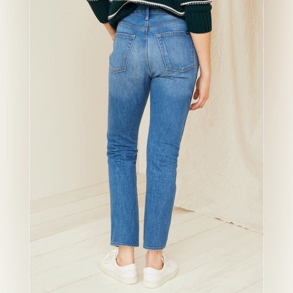 NOEND Denim Eve Slim Straight Jeans Medium Indigo Wash - Picture 4 of 11